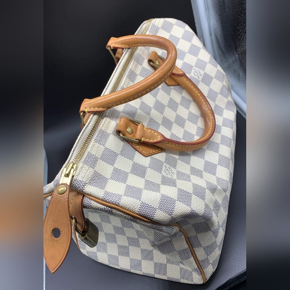Pre-loved authentic LV speedy azur size25 - Picture 3 of 13